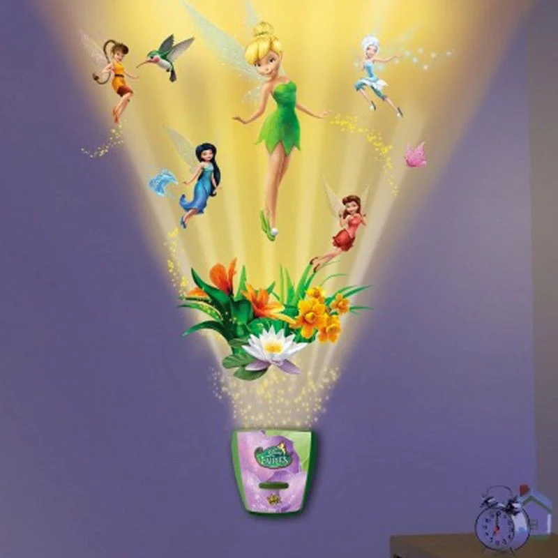 Tinkerbell дикие стены-свет и звук комнаты декор