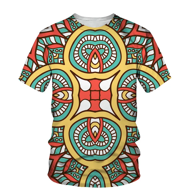 cool shirts for men Summer 3D African Print Men's/Women's T-Shirt Casual O Neck Short Sleeve Tee Top Vintage Style Dashiki Couple Streetwear Clothes men t shirts