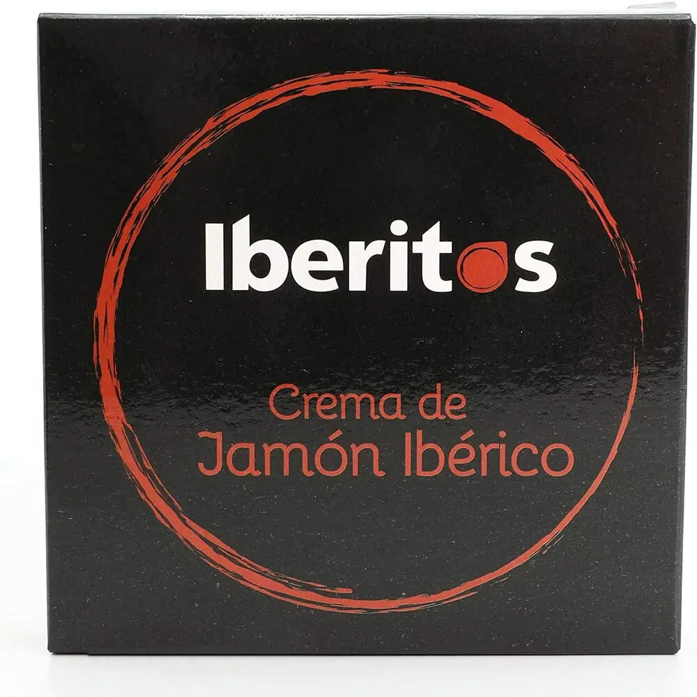 IBERITOS-canned soup cream from JAMON Iberico 140g-140G JAMON IBERICO card stock afbeelding