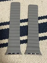 Correa de cuero para Apple Watch, banda magnética de 44mm, 40mm, 38mm y 42mm para reloj inteligente iWatch series 3, 4, 5, se, 6