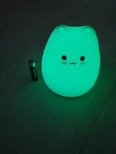 Night-Lamp Animal-Light Touch-Sensor Desktop-Decor Gift LED Bedroom Holiday Colorful