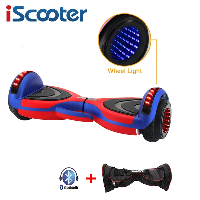 

iScooter 6.5 Inch Hoverboard Self Balance Hoverboards Wheel ights Two Wheels Electric Scooter Patinete Eletrico Skateboard