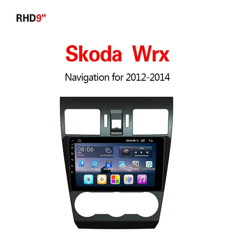 Lionet gps навигация для автомобиля VW Skoda Wrx 2012- 9 дюймов RV1012X - Размер экрана, дюймов: 4G8core4G32G