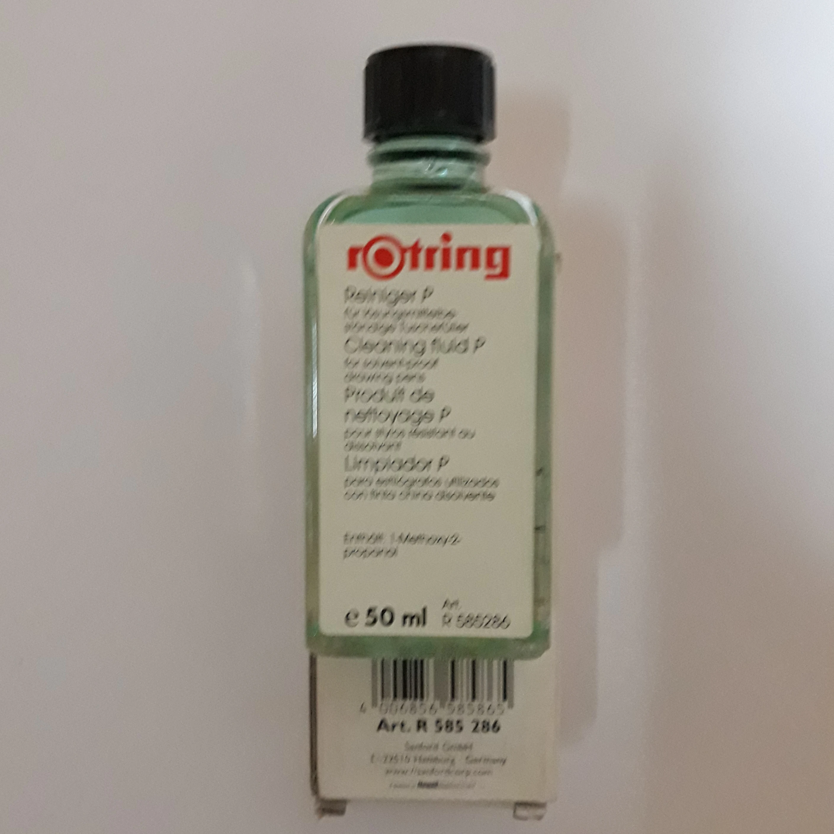 Rotring Ceaner for Tuschefueller 50 ml рапидограф rotring 0 30 мм