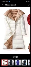 Jacket Women Parkas Down-Coat Ultra-Light Double-Sided Winter Fitaylor White-Duck-Down