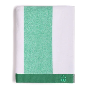 

BEACH TOWEL 90X160CM 450GSM TERRY 100%COTTON GREEN CASA BENETTON