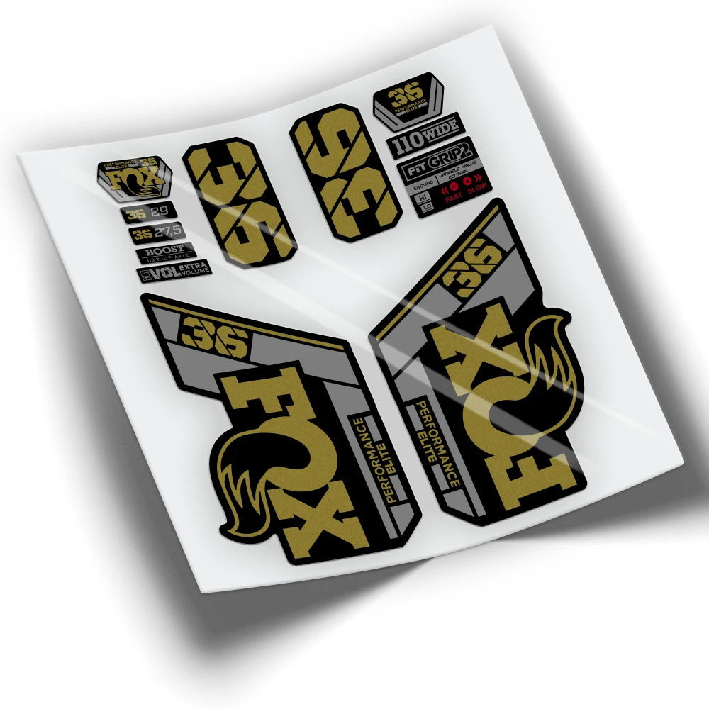 Adesivi Forcina Fox 36 Performance Elite 2021 Bicolore Wp426 Adesivi Per Mountain Bike Adesivi Per Ciclismo Accessori Per Bici Forcina