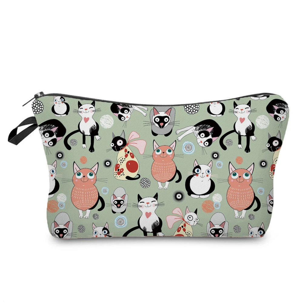 Lovely Animal Printed Women's Bag Chubby Cat Makeup Bag Casual Eco Cosmetic  Bags High Quality Pencil Cases Hot Sale Organizer|Cosmetic Bags & Cases| -  AliExpress