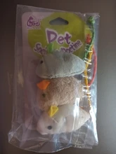 Ratón de juguete de felpa para gatos, resistente a los arañazos, interactivo, 3 uds.