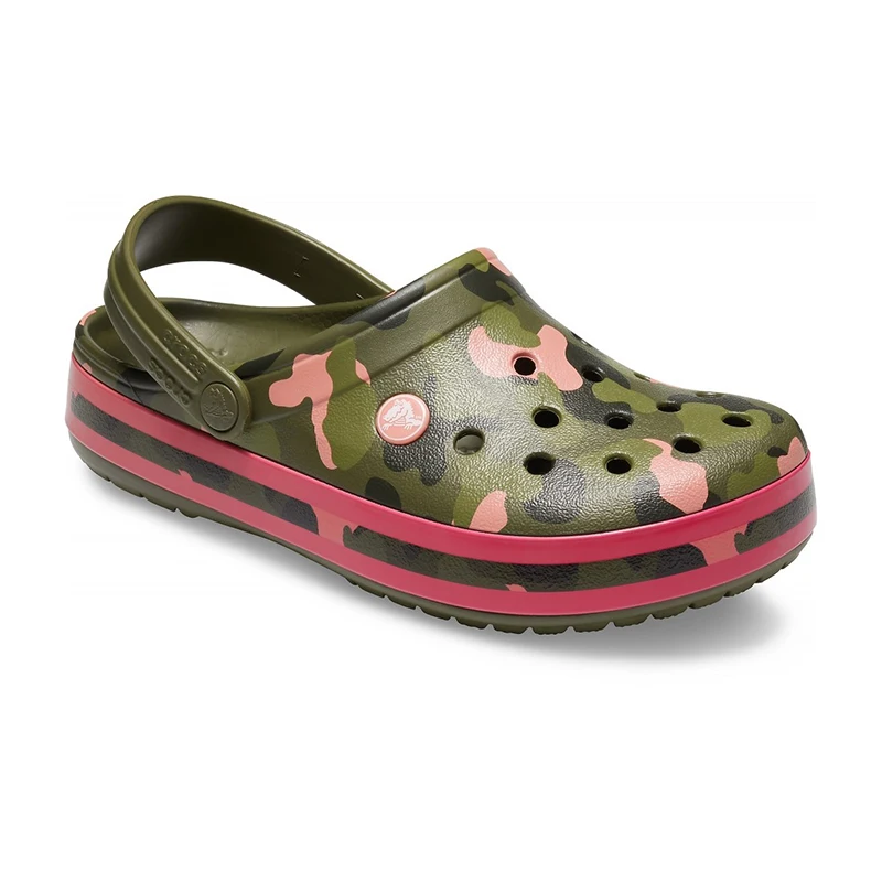 Многоцветный CROCS Crocband Seasonal Graphic Clog UNISEX - Цвет: Многоцветный