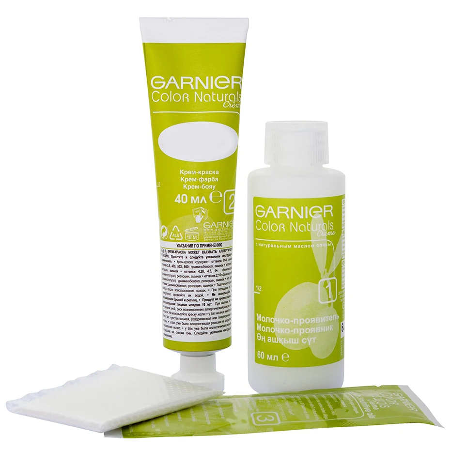 Garnier Стойкая питательная крем-краска для волос "Color Naturals" c 3 маслами, оттенок 9.1, Солнечный пляж, 110 мл