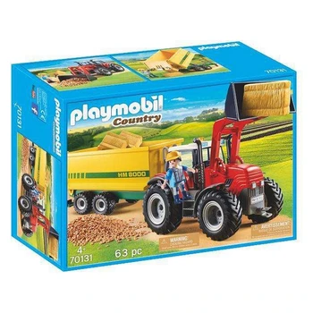

Playset Country Tractor With Trailer Playmobil 70131 (63 pcs)