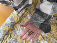 Loose Top Blouses Shirts Grey Plaid Pocket Chic Female Casual Fashion Women Ladies Streetwear