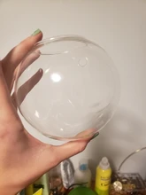 Transparent Glass Vase Flower-Pot Potted-Plant Wall-Hanging Terrarium-Fish-Tanks Hydroponic