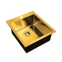 Мойка для кухни ZorG ZL R 450510 BRONZE(цвет бронза, нержавеющая сталь, размер 450х510 мм