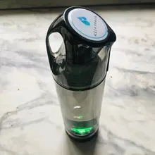 ALTHY PEM-generador de botellas de agua rica en hidrógeno H2, ionizador, electrólisis pura, taza H2, 500ml, portátil, recargable por USB