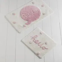 Коврики для ванной нескользящие Противоскользящие коврики Нескользящие противоскользящие Hello 2'Li набор 60X100 Cm-50 X 60 см