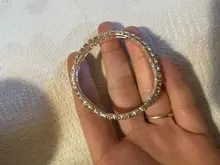 Pulsera elástica con diamantes de imitación de cristal para mujer, brazalete de oro ostentoso, joyería nupcial para boda, 4/5/8 filas