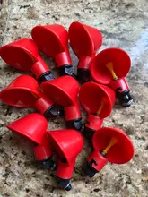 Drinking-Cups Breeding-Equipment Chicken-Fowl Plastic Automatic Quail Poultry-Water 10pcs