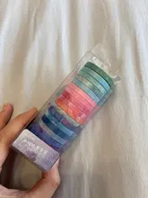 20 unids/pack Multi-color de la cinta de Washi Scrapbooking decorativo cintas adhesivas de papel japonés adhesivo de papelería