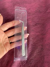 VETUS-pinzas para pestañas, 1 unidad, extensiones y aumento del volumen, acero inoxidable, útiles de maquillaje, SA ST