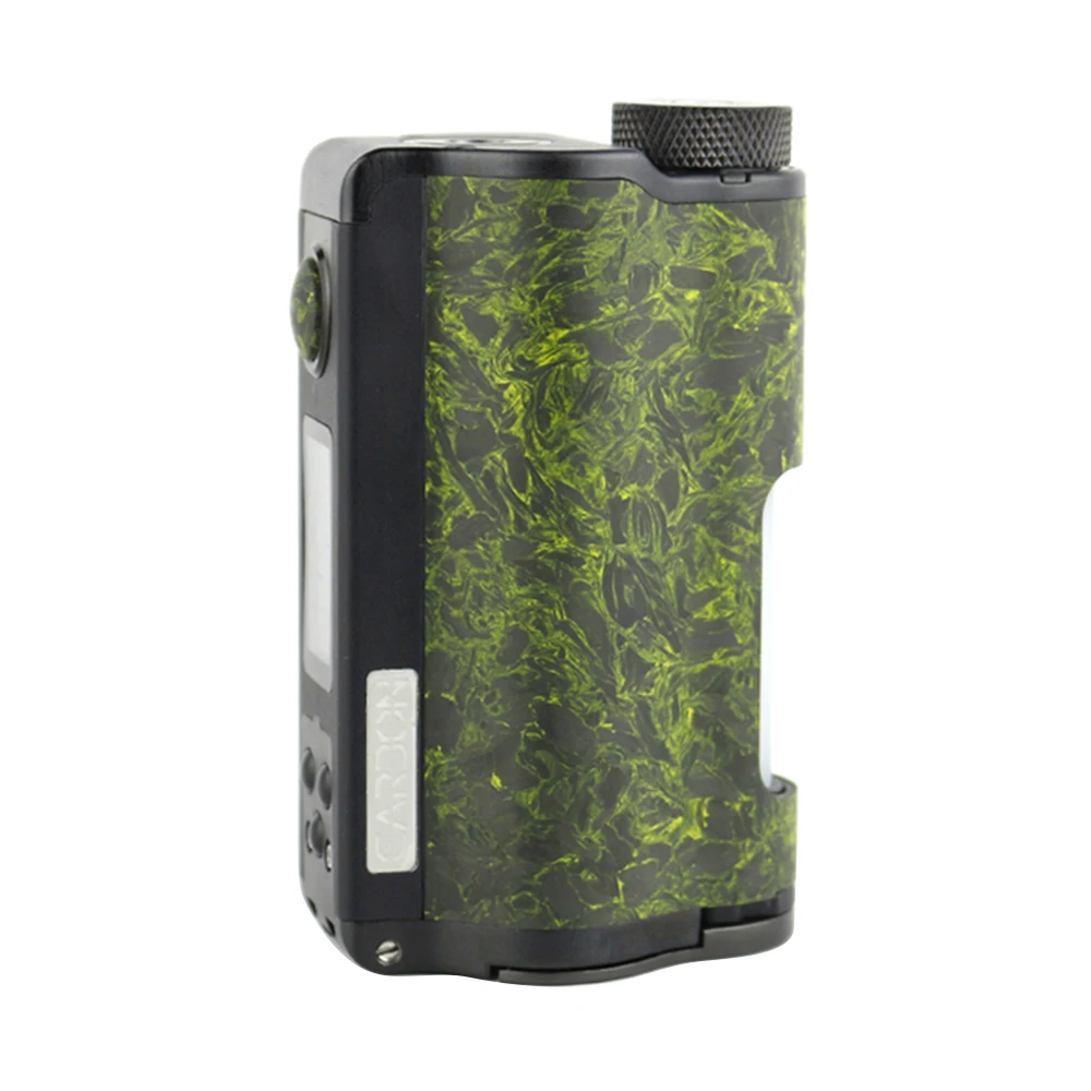 DOVPO Topside Dual Carbon Squonk Mod с чипом YIHI без 18650 Батарейный блок макс. 200 Вт Выход DOVPO Topside vs Gen Mod - Цвет: Carbon Yellow