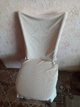 Chair-Cover Stretch Spandex Dining-Room Jacquard for 1-Pc Water-Repellent