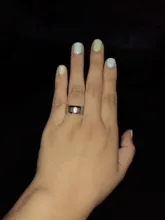 Uelf-Anillo de cruz de Jesús Religión Cristiana para hombre y mujer, sortija de acero inoxidable de 8mm, regalo de fiesta, Anillo Anneaux