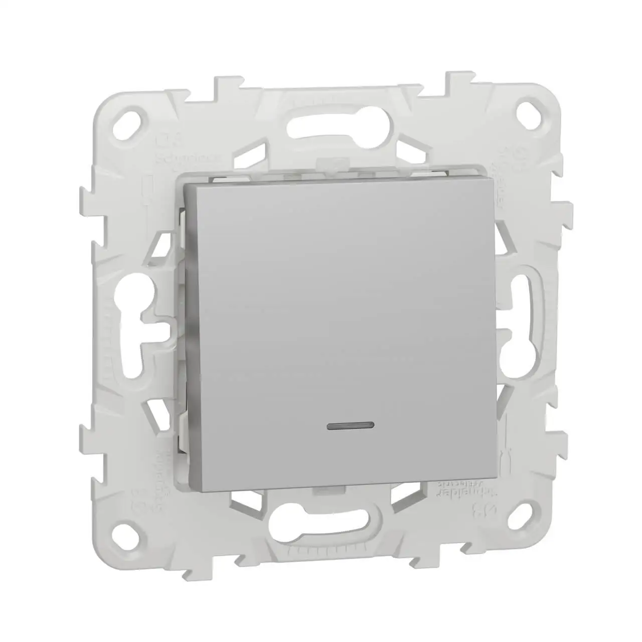 Переключатель одноклавишный с подсветкой Schneider Electric Unica New NU520330N |