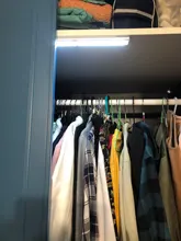 Closet-Light Wardrobe Cupboard Night-Lamp Led-Motion-Sensor Under-Cabinet Leds Kitchen-Stairs