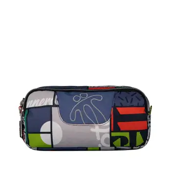 

School case two compartments squal-over print