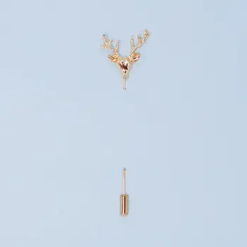 

Brooch for lapel deer 50549 (Golden, needle, jewelery alloy)