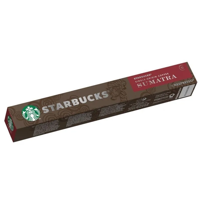 Single Origin Sumatra 10 capsules Nespresso Starbucks® afbeelding