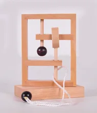 Puzzle à boucle intelligente, meilleures ventes! Jouets éducatifs en bois en trois dimensions, cadeau, nouvelle collection