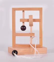 Puzzle à boucle intelligente, meilleures ventes! Jouets éducatifs en bois en trois dimensions, cadeau, nouvelle collection 