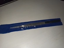 Pinzas puntiagudas de acero inoxidable alargadas, Grado Industrial, 18CM, para herramienta de reparación de teléfonos móviles