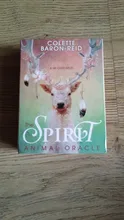 Las cartas del Tarot cubierta juegos inglés versión Tarot tarjeta el espíritu Animal Oracle juego de mesa para fiesta de la Familia Diversión jugando juegos