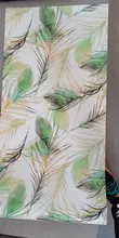 Decals Wallpaper Desk-Decoration Flowers Cabinet Self-Adhesive Country-Style Living-Room