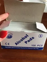 100 unids/caja de primeros auxilios kit almohadilla de Alcohol medicinal muestras de primeros auxilios kit de accesorios