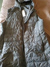 SEDUTMO-Chaqueta de plumón de talla grande 3XL para mujer, chaleco con capucha largo ultraligero, abrigo informal, Parkas delgadas ED913