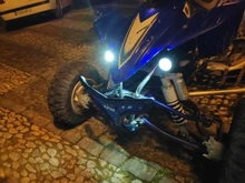 Luz LED redonda resistente al agua, barra de Ojos de Ángel, foco para motocicleta, todoterreno, coche, barco, luz de trabajo, 2 uds./1 Uds.