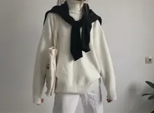 Privathinker Invierno Caliente hombres suéteres de cuello de Color sólido hombre coreano Casual Knitter jerseys 2020 Harajuku hombre suéteres