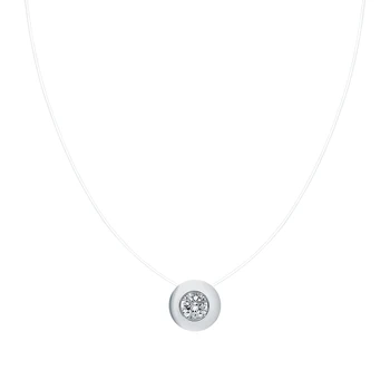 

Silver necklace with cubic zirconia sunlight sample 925
