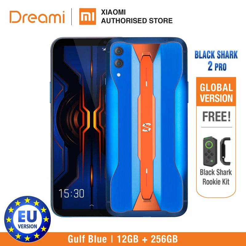 Black Shark 2 PRO 256 Гб rom 12 Гб ram Shadow Black/Айсберг серый/Галф синий(абсолютно и запечатанный ящик) blackshark2pro Blackshark - Цвет: Gulf Blue 256GB