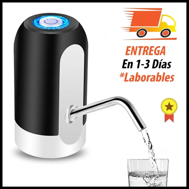 Dispensador de Agua Eléctrico Automático Bomba de Agua Portátil con Carga  USB para Garrafa Botella Bebida Interruptor con Botón - AliExpress