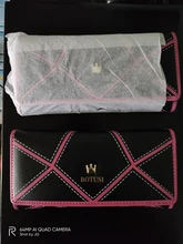 Cartera geométrica para mujer, cartera larga a juego de Color de corona, cartera para teléfono móvil, versión coreana, 2021