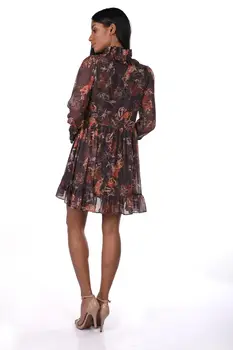 

Markapia Floral Chiffon Dress