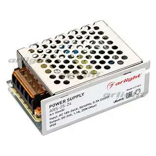 026682 Блок питания ARS-25-24(24V, 1.1A, 25W) ARLIGHT