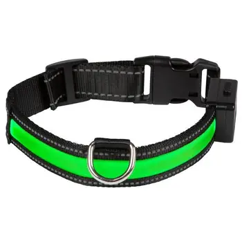 

EYENIMAL Light Necklace USB light rechargeable necklace M-Green-For dogs