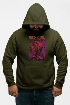 

Angemiel Wear Red Girl Green Men 'S Hooded Sweatshirt